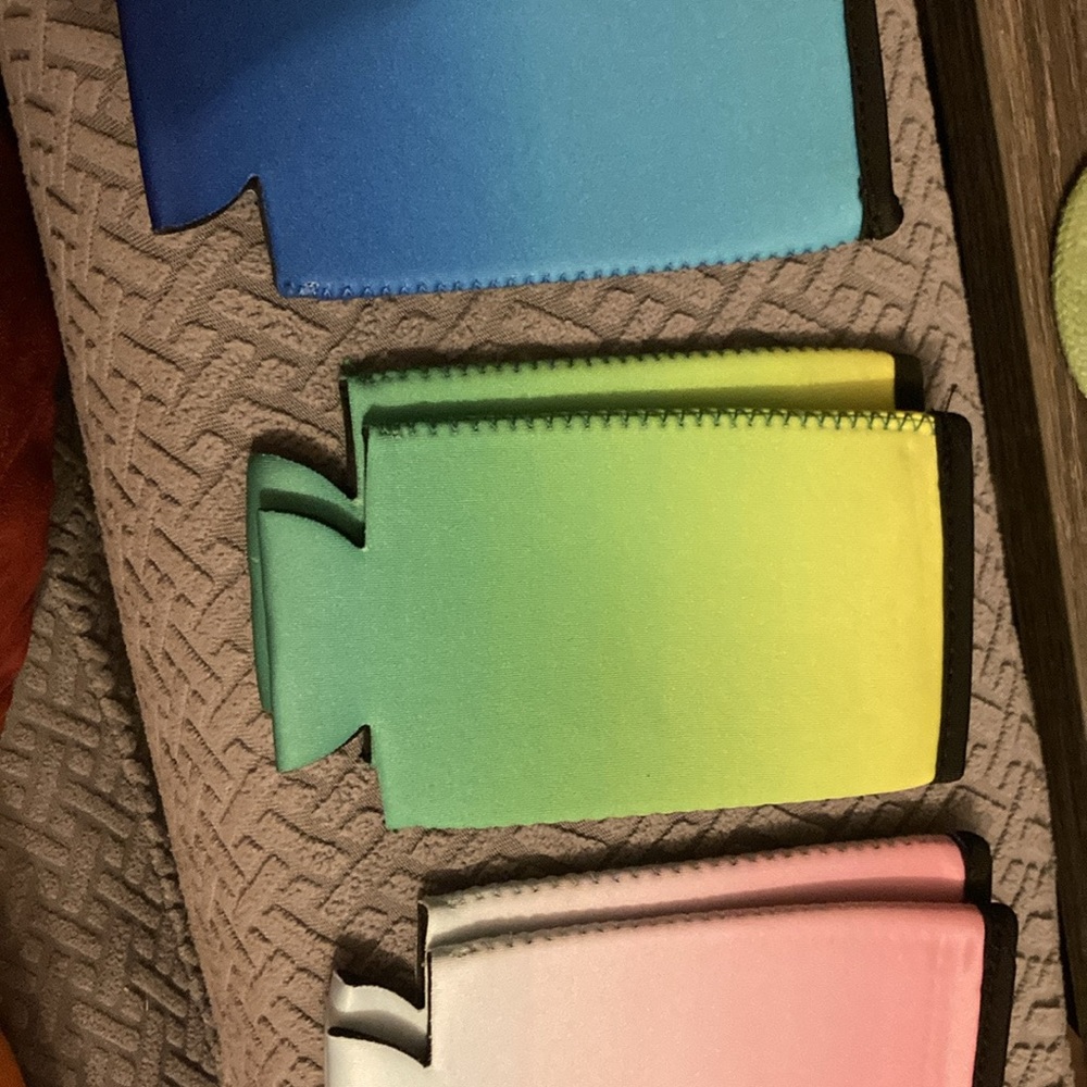 Colorful Can Coolers Set